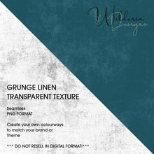Load image into Gallery viewer, Grunge Linen Transparent Texture Overlay