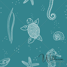 Load image into Gallery viewer, "Under the Sea" Collection - Sea Life - Teal