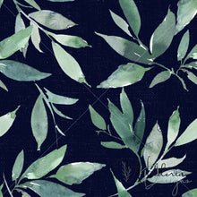 Load image into Gallery viewer, Watercolour Ruscus - Navy