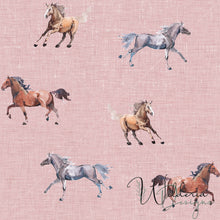 Load image into Gallery viewer, Wild Horses Collection - Pink Linen