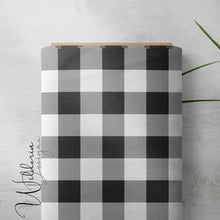Load image into Gallery viewer, "Woodland Dreams" Buffalo Plaid - White