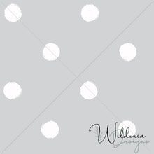 Load image into Gallery viewer, "Woodland Dreams" Sketchy Dots - Light Grey