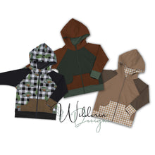 Load image into Gallery viewer, Zip Up Raglan