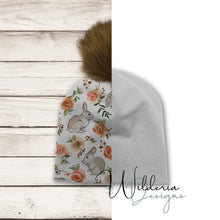 Load image into Gallery viewer, Beanie Mockup with PomPom Options