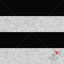 Load image into Gallery viewer, Wide Heathered Stripe - Grey/Black