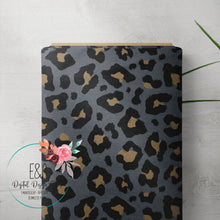 Load image into Gallery viewer, Heathered Leopard - Blue/Tan