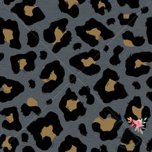 Load image into Gallery viewer, Heathered Leopard - Blue/Tan