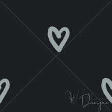 Load image into Gallery viewer, "My Little World" Collection Hearts - Midnight