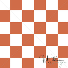 Load image into Gallery viewer, "Emoji That!" Checkers - Rusty Orange