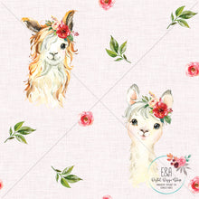 Load image into Gallery viewer, Floral Llama Linen Collection