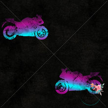 Load image into Gallery viewer, Street Bike Seamless Design - Purple