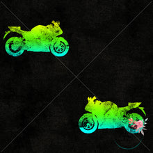 Load image into Gallery viewer, Street Bike Seamless Design - Green
