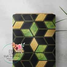 Load image into Gallery viewer, Watercolour Geo Stars - Black