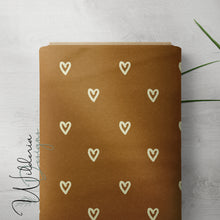 Load image into Gallery viewer, "My Little World" Collection Hearts - Camel