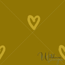 Load image into Gallery viewer, "My Little World" Collection Hearts - Dijon