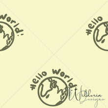 Load image into Gallery viewer, "My Little World" Collection Hello World