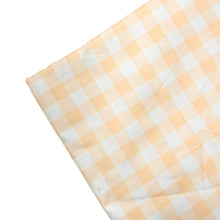 Load image into Gallery viewer, Gingham - Peach - Cotton Twill