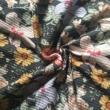 Load image into Gallery viewer, Vintage Florals on Cotton Rib Knit