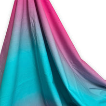 Load image into Gallery viewer, Large Scale Ombré - Pool Party - Cotton Lycra