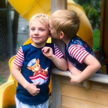 Load image into Gallery viewer, Orange Stripe - Little Sailor Coordinate - Cotton Lycra