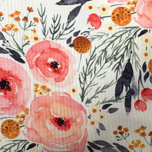 Load image into Gallery viewer, Mountain Florals on Cotton Rib Knit