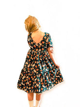 Load image into Gallery viewer, Floral Bunny - Navy - Cotton Lycra