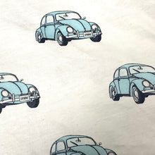 Load image into Gallery viewer, Vintage Cars - 100% Tshirt Knit - Blue