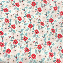 Load image into Gallery viewer, Mini Scale - Winter Florals - Cotton Twill