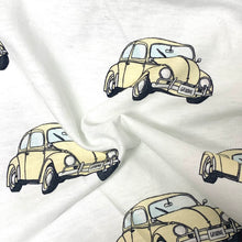 Load image into Gallery viewer, Vintage Cars - 100% Tshirt Knit - Yellow
