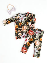 Load image into Gallery viewer, Vintage Florals on Cotton Rib Knit