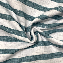 Load image into Gallery viewer, Textured Linen Stripe - Whale Coordinate - CL French Terry