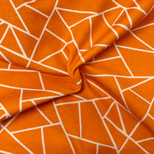 Load image into Gallery viewer, Geo - Orange - Cotton Lycra