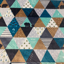 Load image into Gallery viewer, Faux Quilt Woodland - Minky
