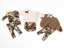 Load image into Gallery viewer, Vintage Florals on Cotton Rib Knit