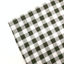 Load image into Gallery viewer, Gingham Olive - Cotton Twill