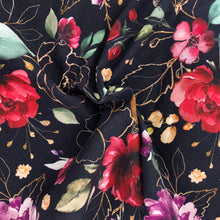 Load image into Gallery viewer, Holiday Floral - Small Scale - Cotton Lycra
