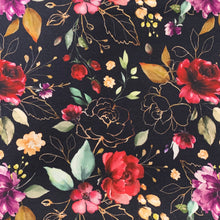 Load image into Gallery viewer, Holiday Floral - Small Scale - Cotton Lycra