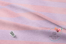 Load image into Gallery viewer, Wide Heathered Stripe - Pastel Pink/Purple