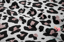 Load image into Gallery viewer, Heathered Leopard - Sparkle Pink/Light Grey
