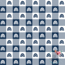 Load image into Gallery viewer, Rainbow Gingham - Blue