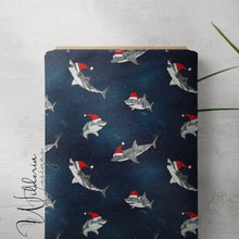 Load image into Gallery viewer, Santa Shark Handdrawn Design