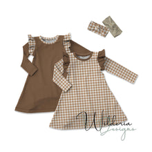 Load image into Gallery viewer, Swing Dress with Sleeve Ruffles