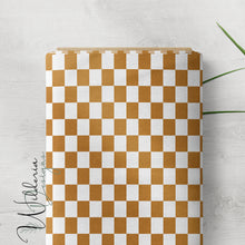 Load image into Gallery viewer, “Beginnings in Bloom" - Check Print | Caramel
