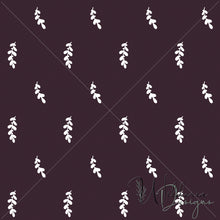 Load image into Gallery viewer, “Beginnings in Bloom" Twig Silhouette | Midnight Purple
