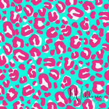 Load image into Gallery viewer, Leopard Print - Hot Pink Turquoise
