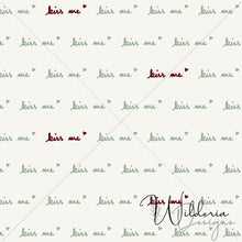 Load image into Gallery viewer, &quot;Muted Christmas&quot; Kiss Me - Red &amp; Green
