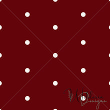 Load image into Gallery viewer, &quot;Muted Christmas&quot; Mini Dots - On Red
