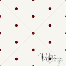 Load image into Gallery viewer, &quot;Muted Christmas&quot; Mini Dots - Red

