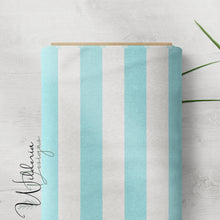 Load image into Gallery viewer, “Lemons &amp; Blossoms" - Stripe Linen | Celeste
