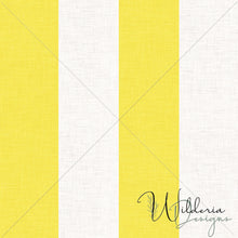 Load image into Gallery viewer, “Lemons &amp; Blossoms" - Stripe Linen | Lemon
